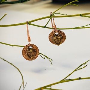Vintage Copper Earrings